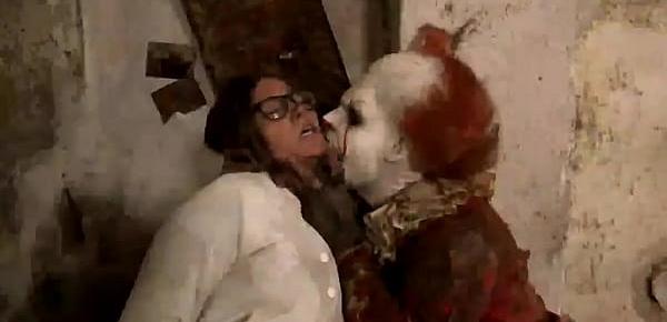  Evil clown fucks teen - Full video at OkayPorn.com